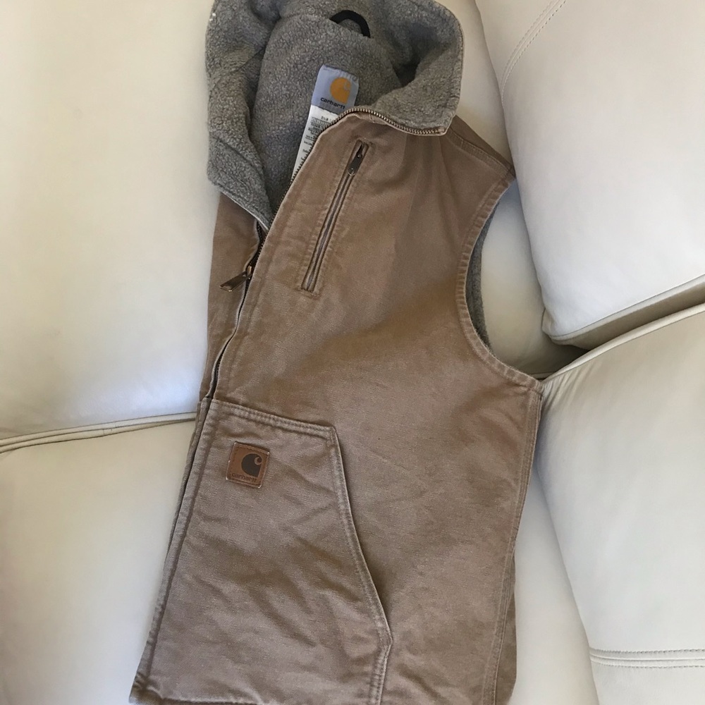 Carhartt Men’s Large Sherpa lined vest